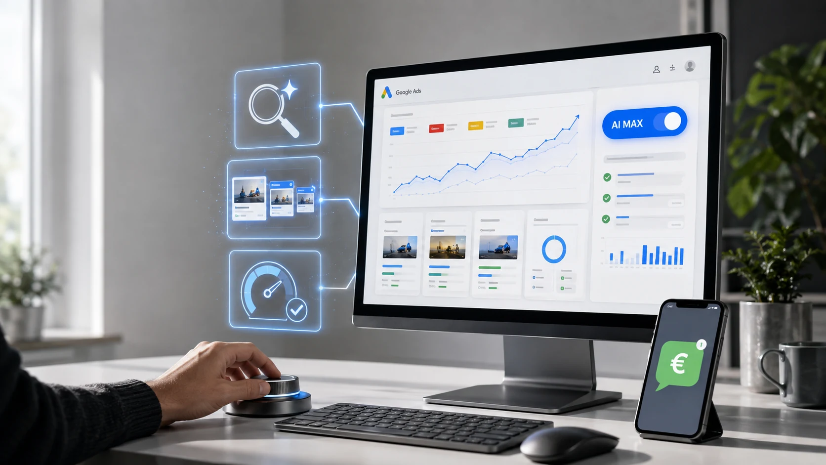 AI Max in a Google Ads account