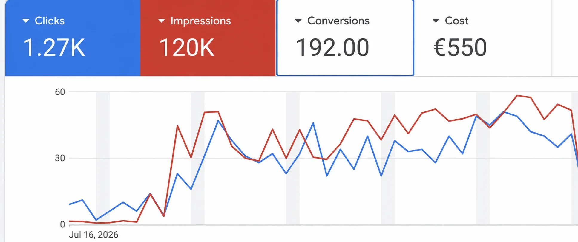 Ortovet Google Ads results report